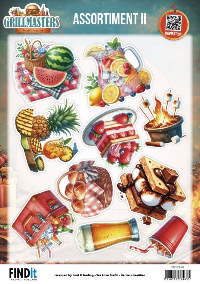 Berries Beauties - Grillmasters - 3D knipvel Assorti 2