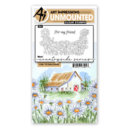 Art Impressions - FG Daisy Border 6188