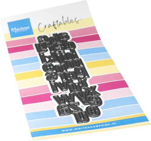 Marianne Design Craftables stencil Alphabet ( M ) 