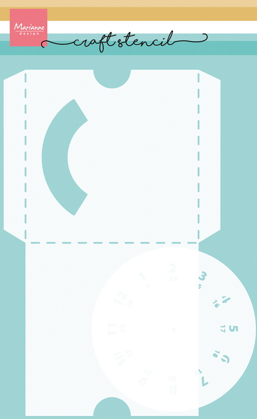 Marianne Design Craft Stencil - Turning Wheel