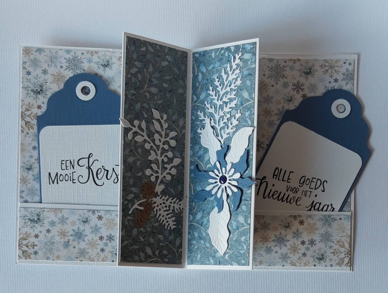 September 2025 - kerstkaart met 2 labels