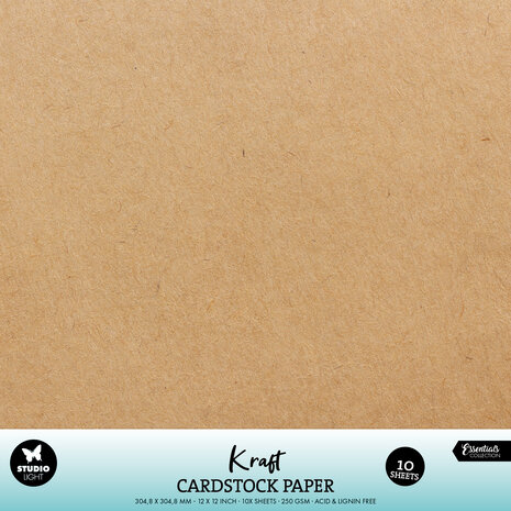 Studio Light Eseentials - Kraft Cardstock Paper 30.5x30.5cm