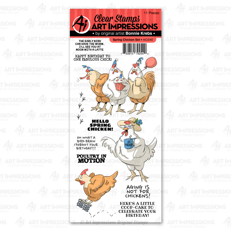 Art Impressions - Spring Chicken Set - AICS40