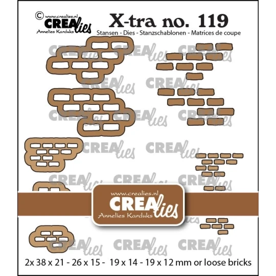 Crealies - 3x Bricks Large 118