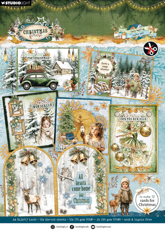Studio Light - Christmas Forest - Card Making Paper Pad