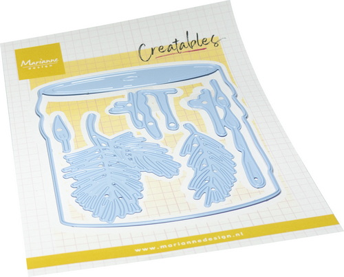 Marianne Design - stencil Candle ( XL)