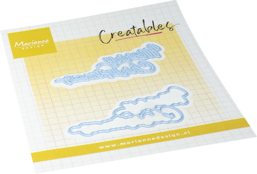 Marianne Desgin - Creatables stencil Merry Christmas