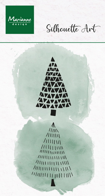 Marianne Design - Clear Stamp Silhoutte - Merry Trees