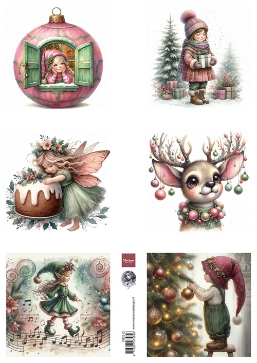 Marianne Design Knipvel Enchanted CHristmas - by Fairybells 