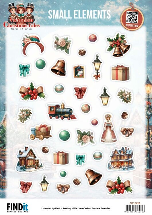 Berrie's Beauties - Victoriaan Christmas Tales - Small Elements
