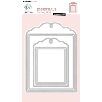 Studio Light Essentials -  Cutting Dies Scallop Label