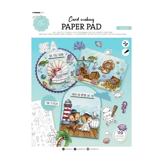 Studio Light - Card Making Paper Pad - Summer