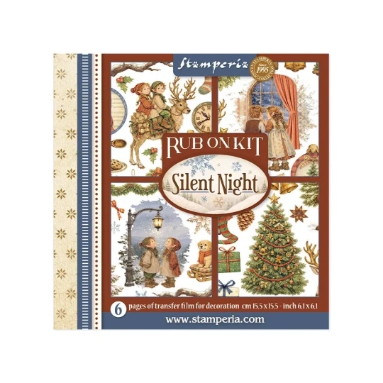 Stamperia - Silent Night - Rub on kit
