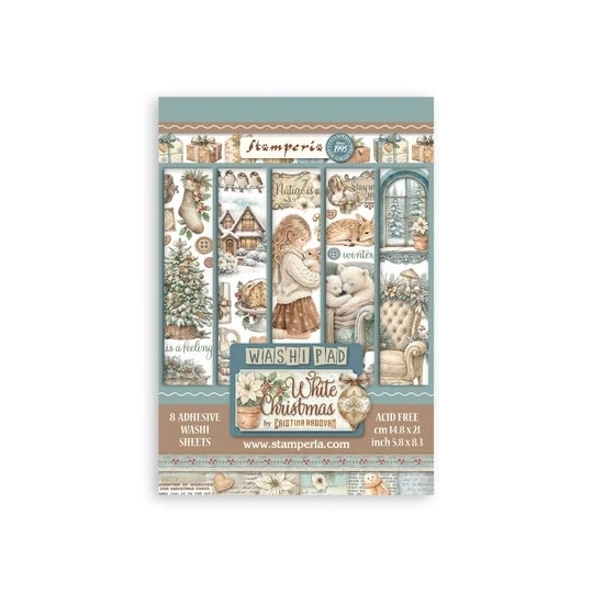 Stamperia - White Christmas - Washi Pad