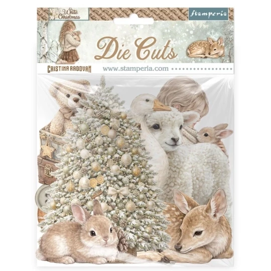 Stamperia - White Christmas - Die-cuts