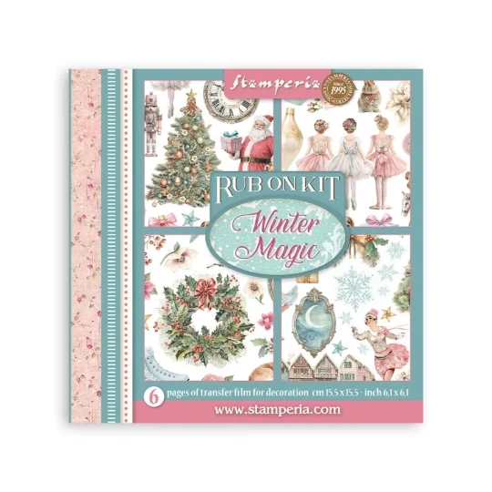 Stamperia - Winter Magic - Rub on Kit