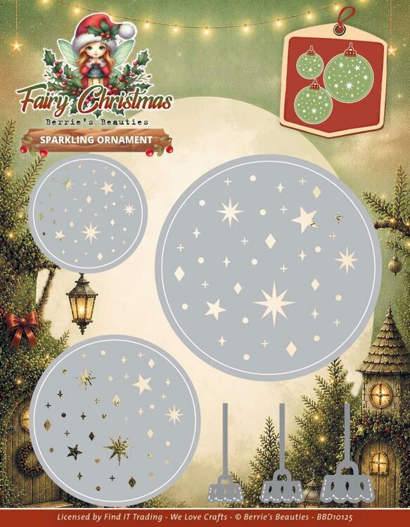 Berries Beauties - Fairy Christmas - Cutting Dies Sparkling Ornament