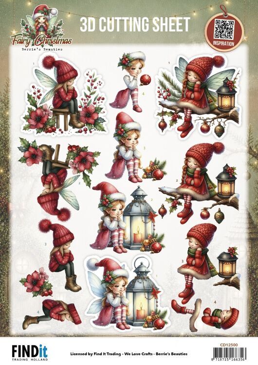 Berries Beauties - Fairy Christmas - 3D knipvel - A Little Sad