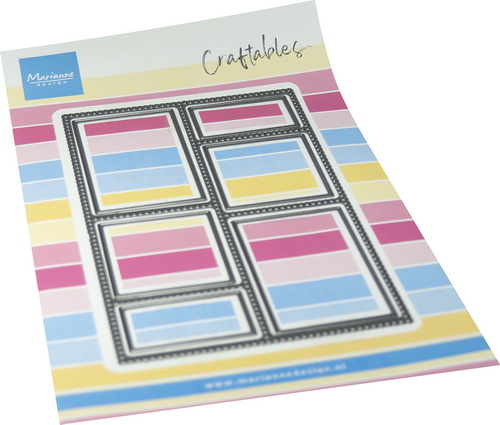 Marianne Design - Craftables stencil Stamp Lay-Out - A6