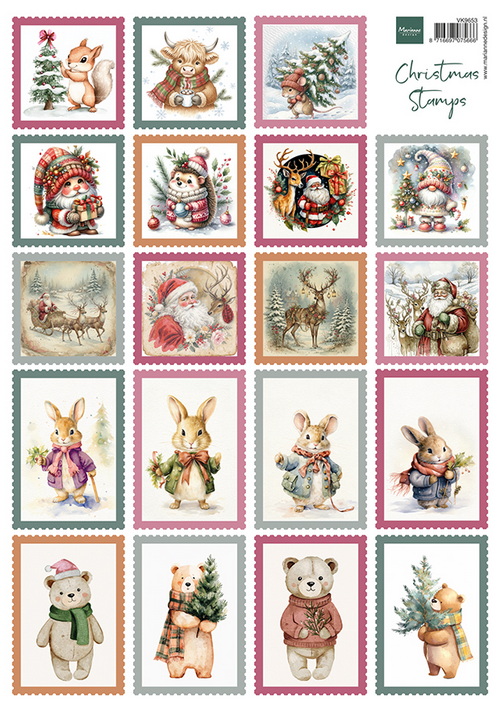 Marianne Design - Knipvel Christmas Stamps