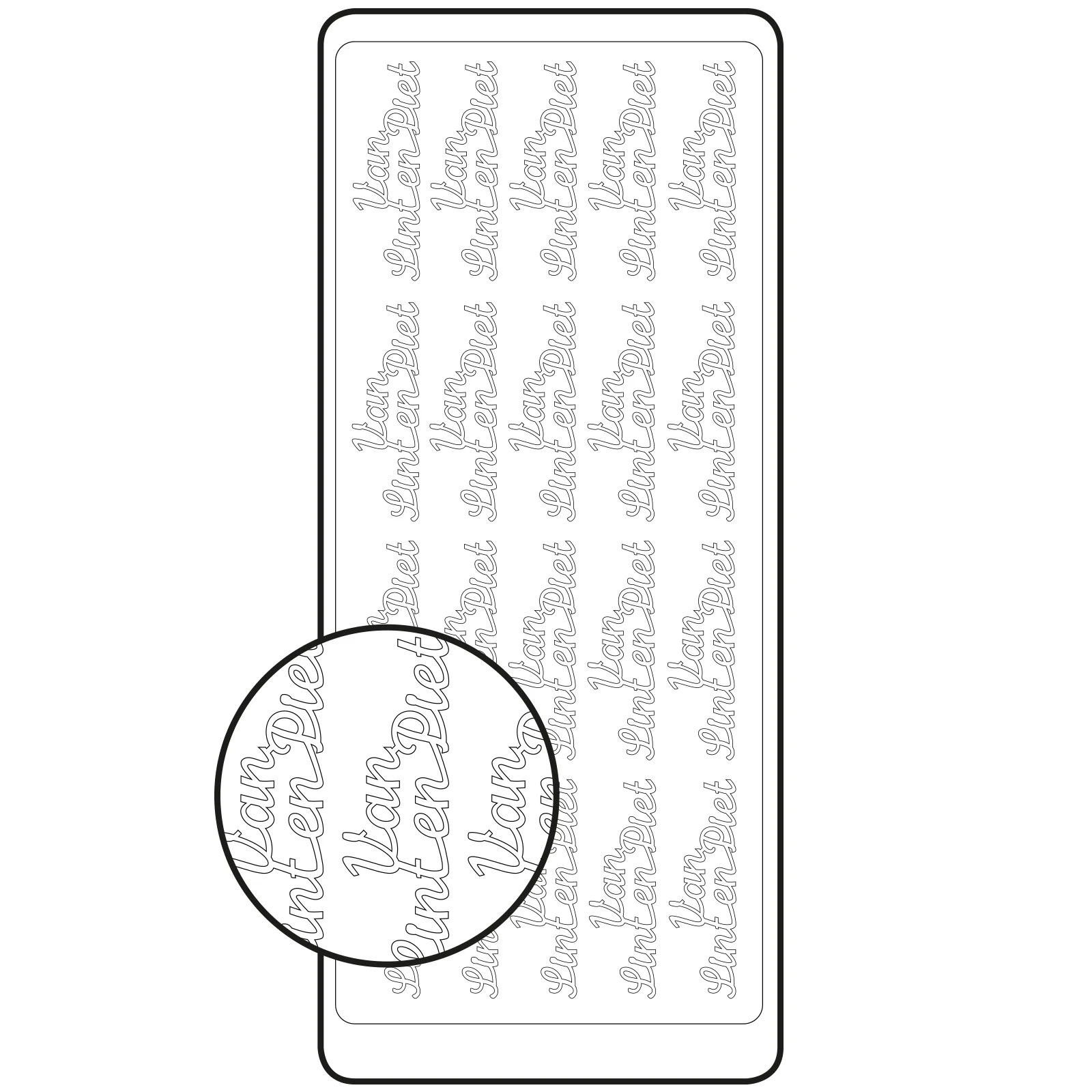 Stickers - Van Sint en Piet - Goud
