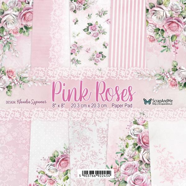 ScrapAndMe - Pink Roses - 30,5x30,5cm