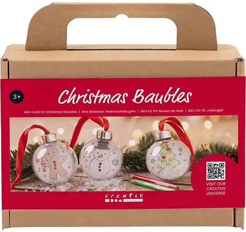 CC Mini Hobbyset Kerstballen Kleuren