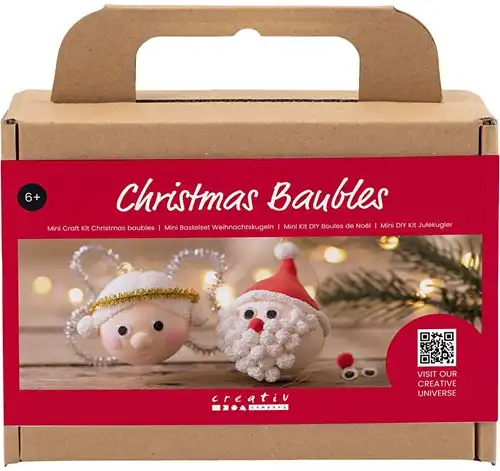 CC Mini Hobbyset Kerstballen Kerstman en Engel