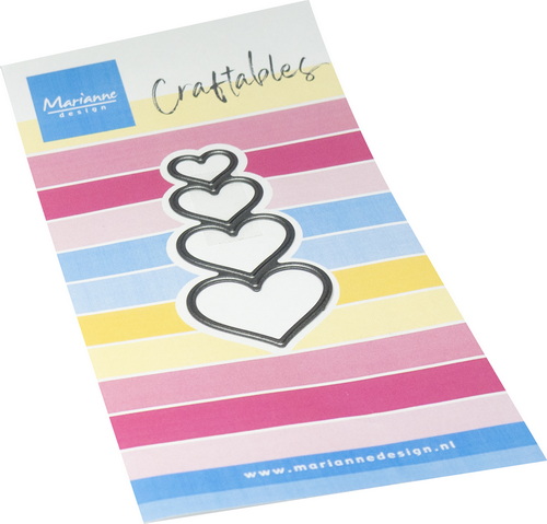 Marianne Design - Craftables stencil minis - hearts