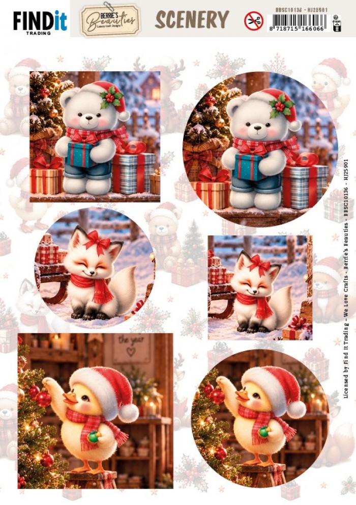 Berries Beauties - Furry Christmas Friends - Scenery