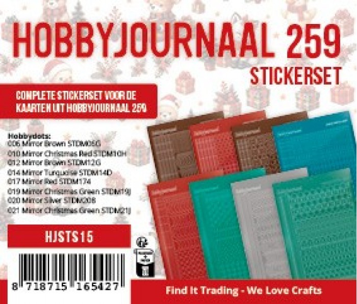 Hobbyjournaal 259 - stickerset