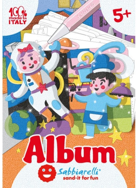 Sabbiarelli Zandschilderen Album beroepen 5 stuks