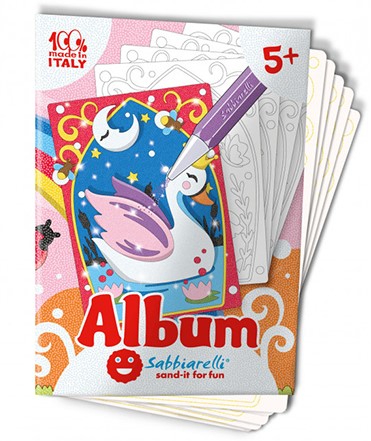 Sabbiarelli Zandschilderen Album de Magische Weeld 5 stuks