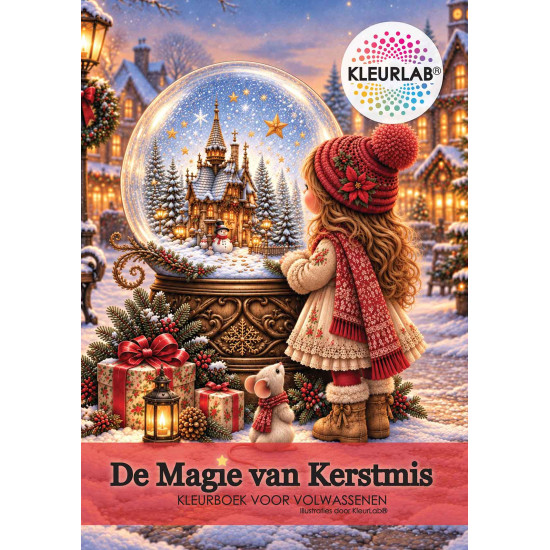 Kleurlab - Kleurboek voor volwassenen - de Magie van Kerstmis