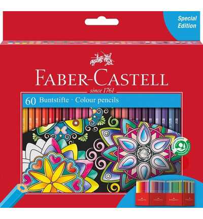 Faber Castell - 60 Colour Pencils 