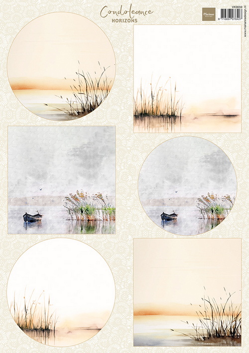 Marianne Design - knipvel condoleance Horizons