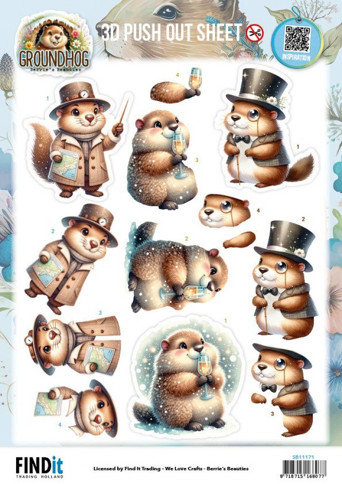 Berries Beauties -Groundhog - Little Gentlemen