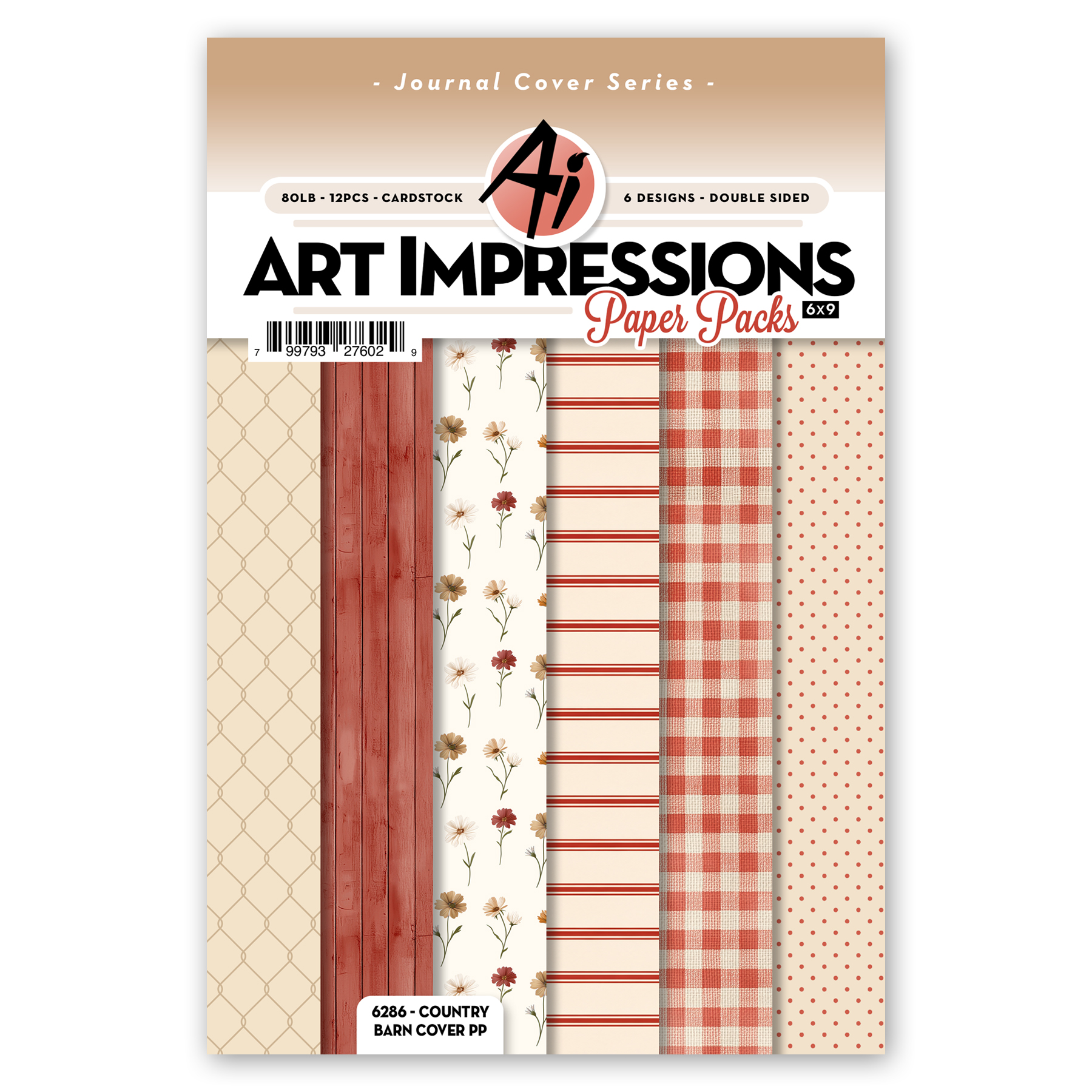 Art Impressions - Country Barn Cover paperpack 6286