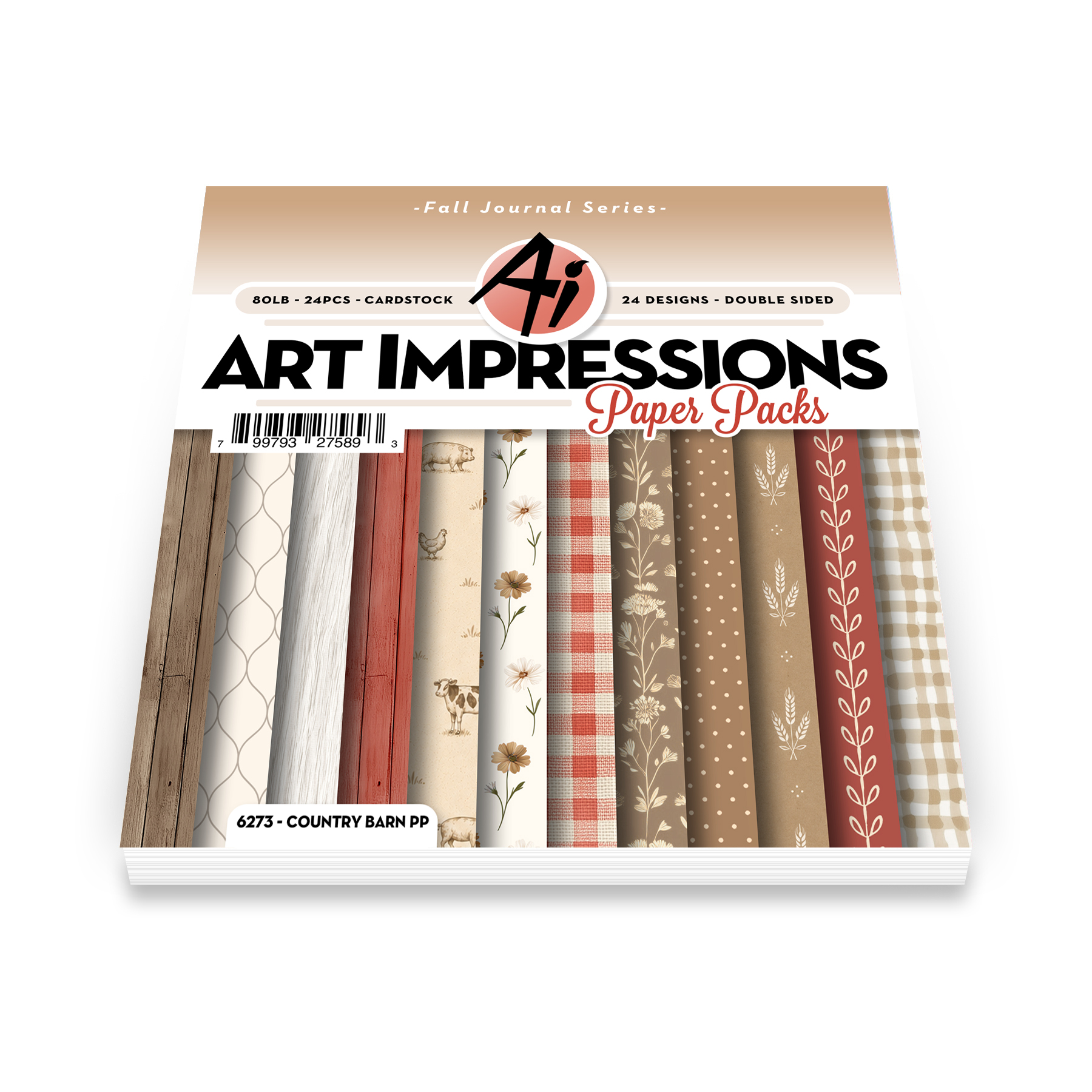 Art Impressions - Country Barn paperpack 6273