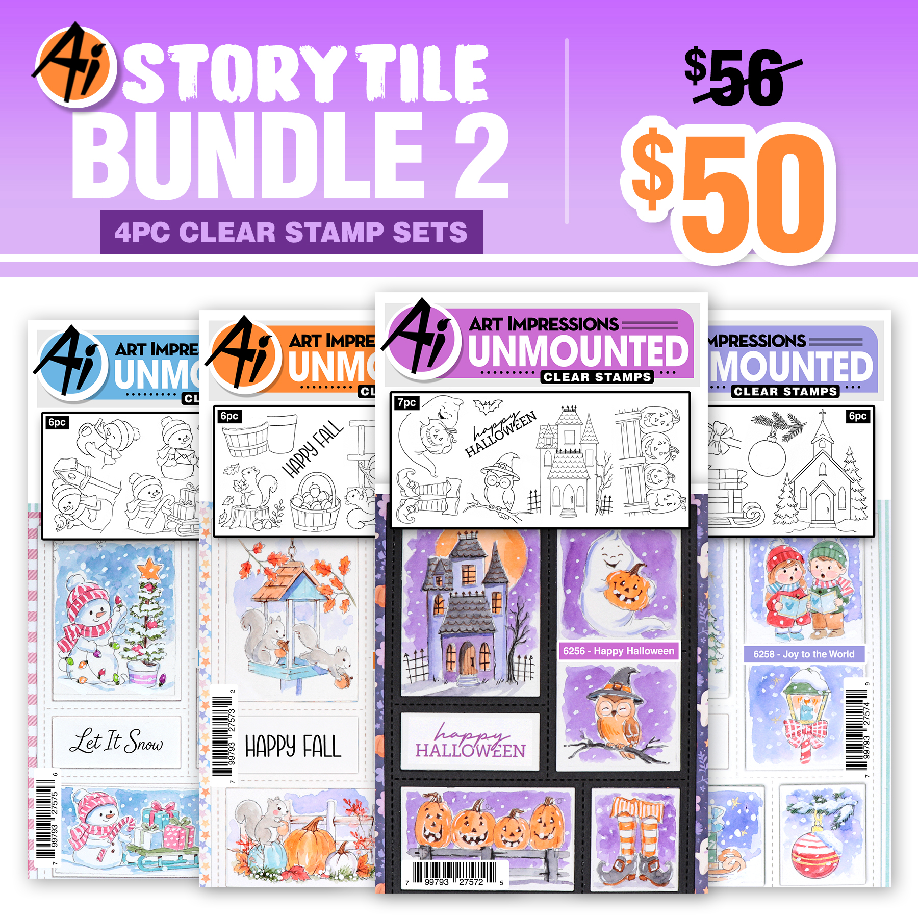Art Impressions - Storytile Bundle 2 C6283
