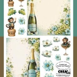 Crealies - Lets have a drink D