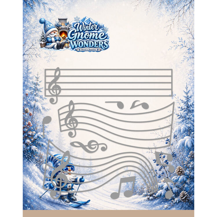 Berries Beauties - Winter Gnome Wonders - Cutting Dies Winter Gnomes Melodies