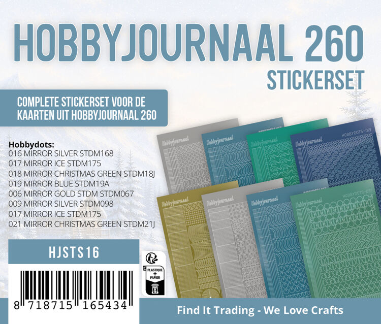 Hobbyjournaal 260 - stickerset