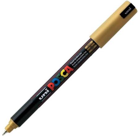 Uni Posca Verfmarker 1MR - Goud