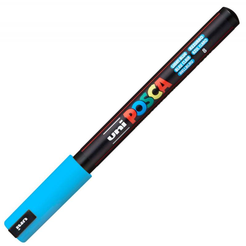 Uni Posca Verfmarker 1MR Licht Blauw