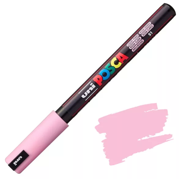 Uni Posca Verfmarker 1MR Metallic Rose