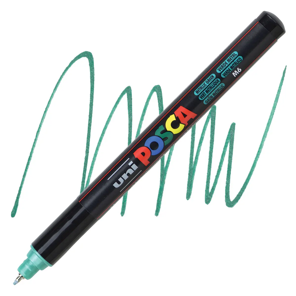 Uni Posca Verfmarker 1MR Metallic Groen