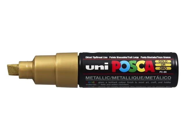 Uni Posca Verfmarker  PC-8K Goud
