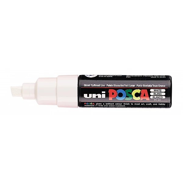 Uni Posca Verfmarker 8K - Wit