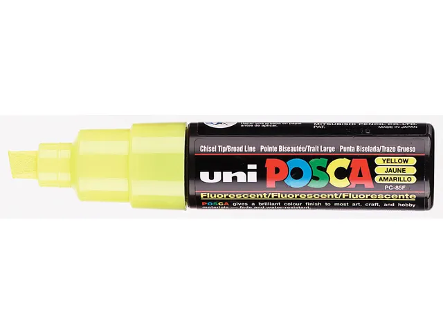 Uni Posca Verfmarker 8K - Geel